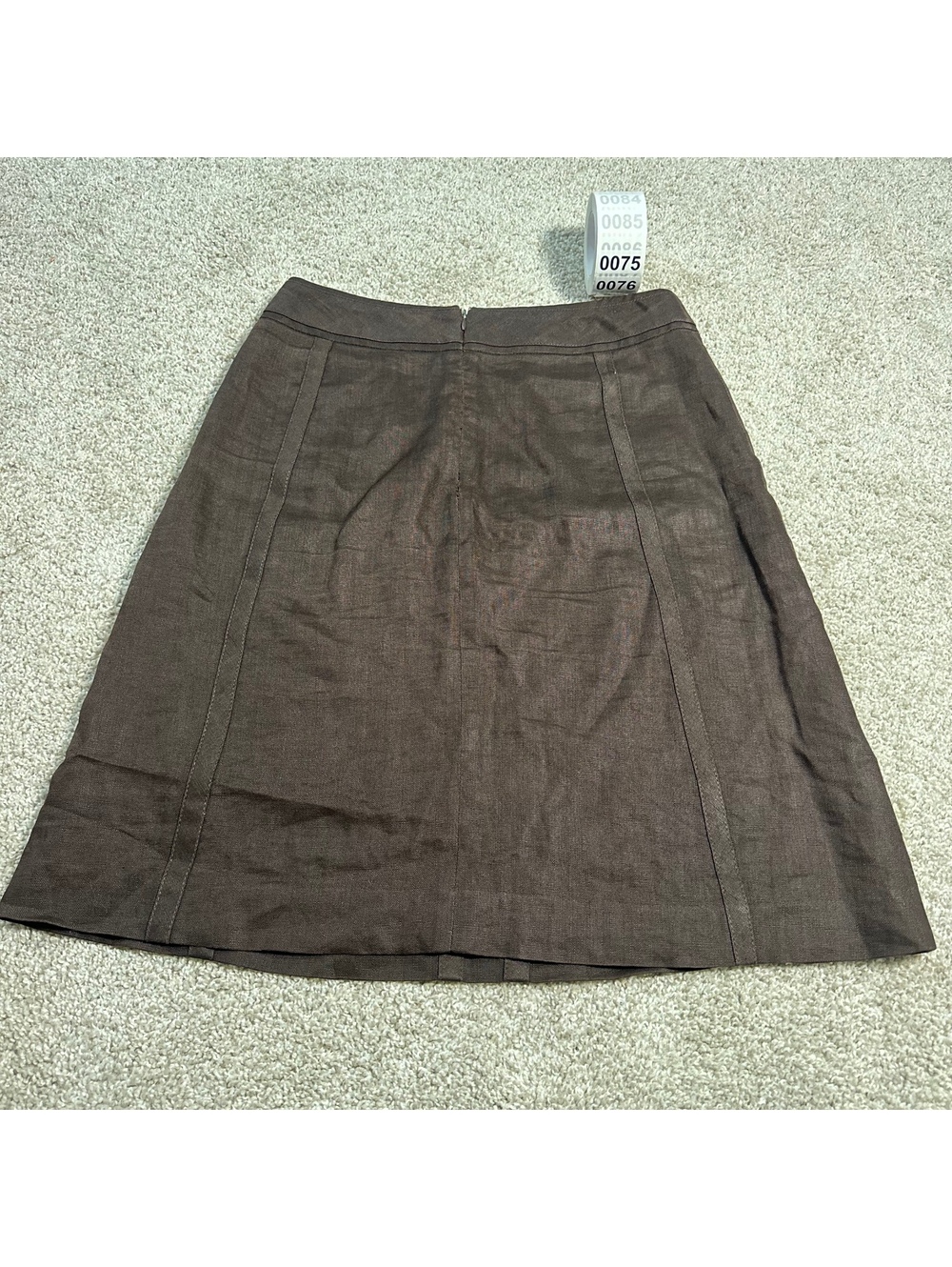 Ann Taylor brown A-line skirt